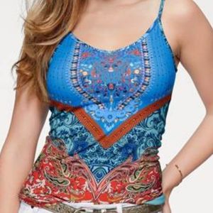 Venus Adjustable shoulder Colorful Tank-Top New in Bag Have 1X & 2X available
